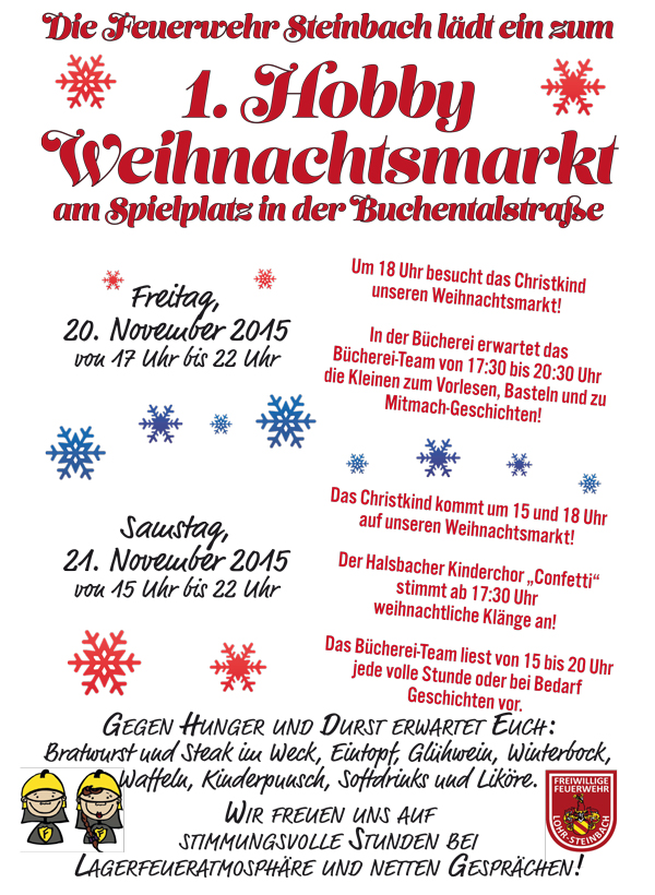 Plakat Hobby-Weihnachtsmarkt